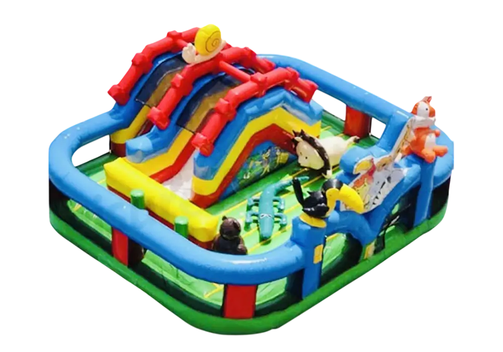 Jeu gonflable zoo