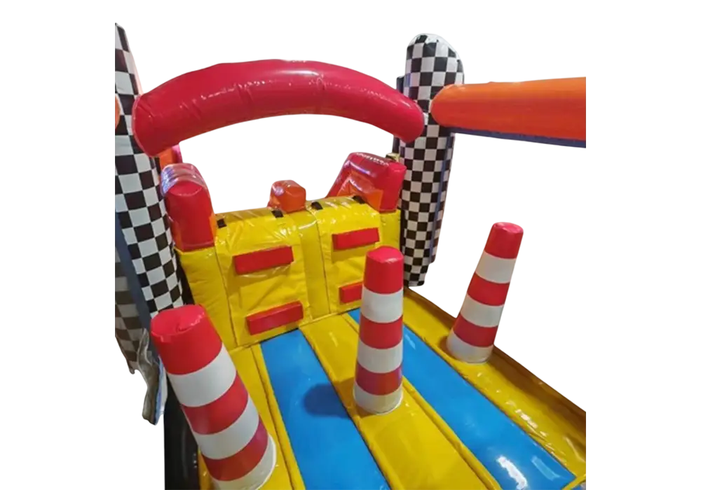 jeu gonflable parcours mini auto 3