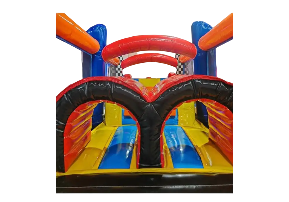 jeu gonflable parcours mini auto 3